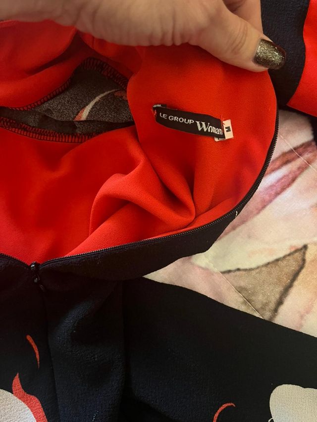 Tuta donna fantasia floreale