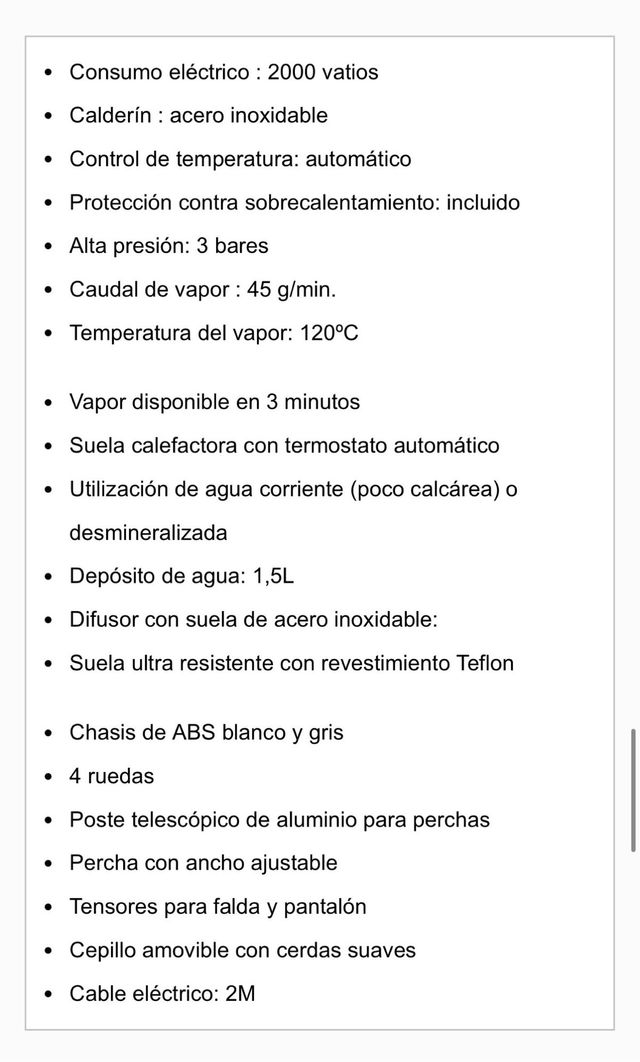 Plancha Vertical Vapor Gecko Steamer G700