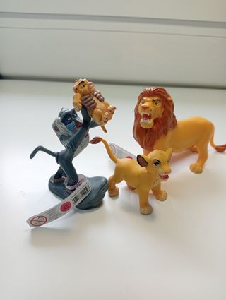 3 Figuras Simba Disney El Rey León