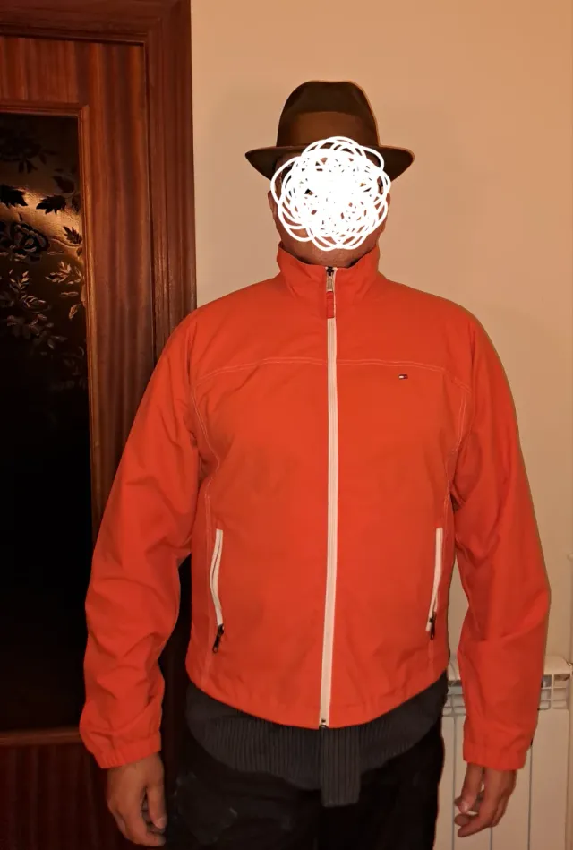 Chaqueta Tommy Hilfiger Naranja Talla XL X6