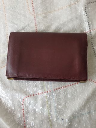 Cartera Cartier Marrón Piel