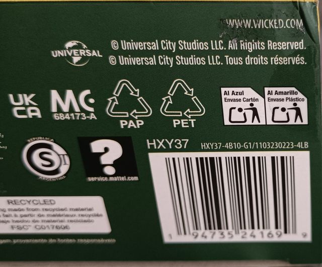 Muñeca Glinda Deluxe Edición Wicked Con error URL