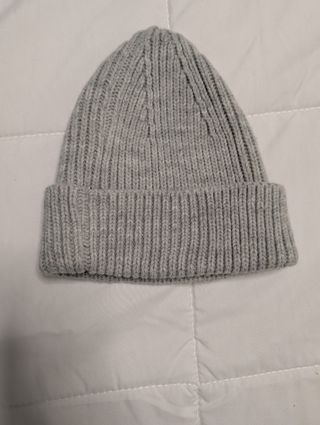 Gorro River Island gris lana