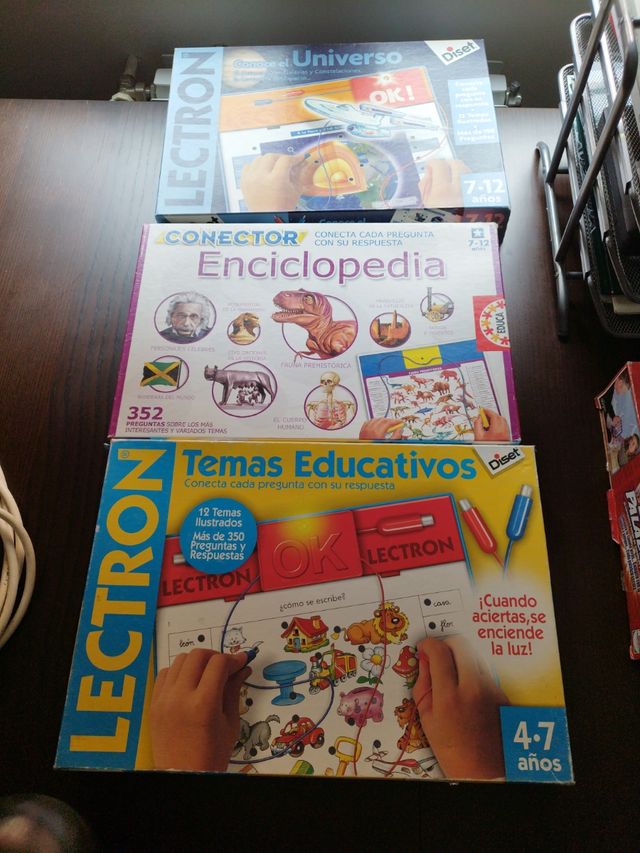 Lote 3 Juegos Educativos Lectron Diset