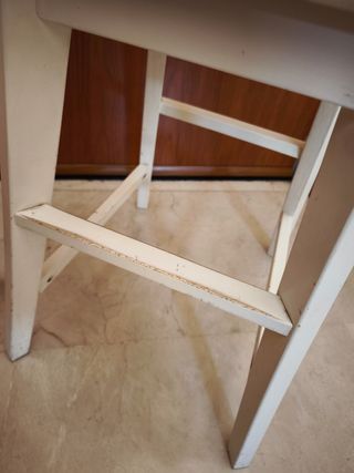 Silla alta Ingolf Ikea madera blanca (usada)