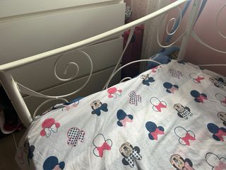 Cama Diván Metálica Blanca