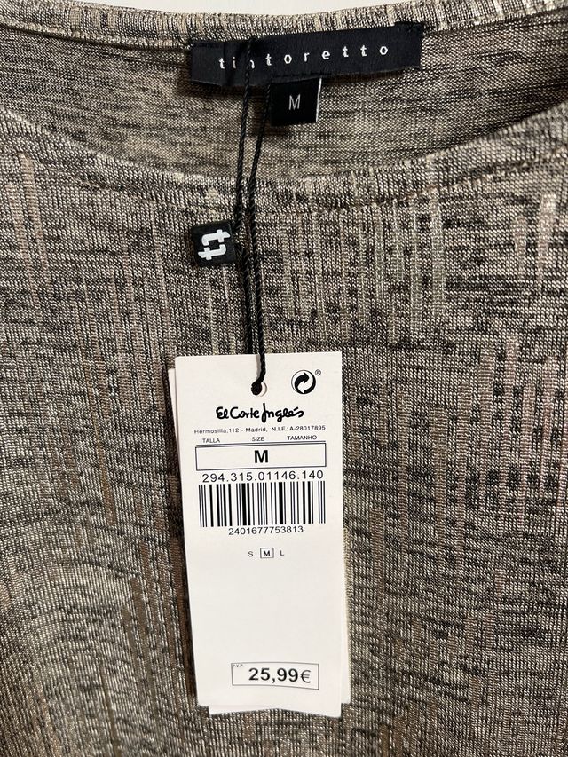 Camiseta Tintoretto dorada talla M