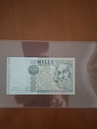 Billete 1000 Liras Italia. 1982.
