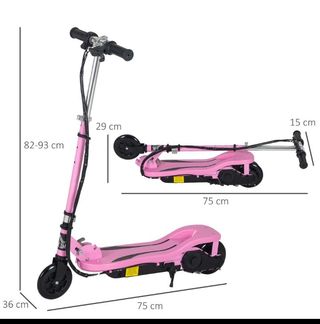 Patinete Eléctrico Rosa Infantil