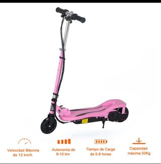 Patinete Eléctrico Rosa Infantil