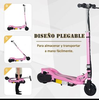 Patinete Eléctrico Rosa Infantil