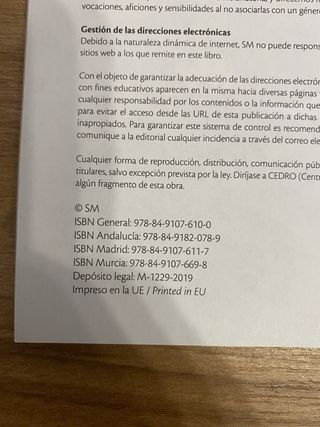 Libros 1º primaria SM