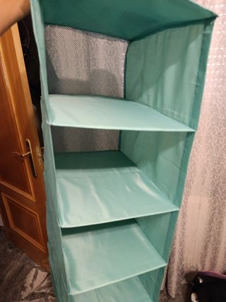 Estante colgante de tela