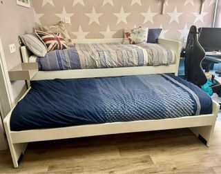 Cama nido DM lacada con cajones