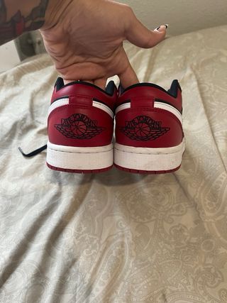 Air Jordan 1 Low Negro Rojo