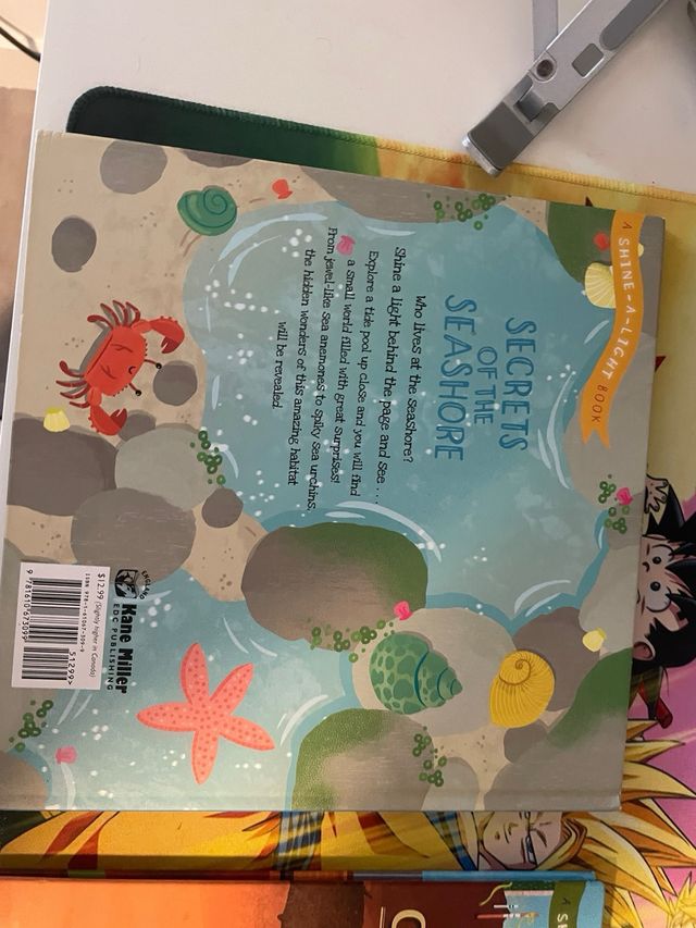 2 libros de transparencias en inglés.