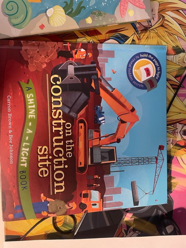 2 libros de transparencias en inglés.