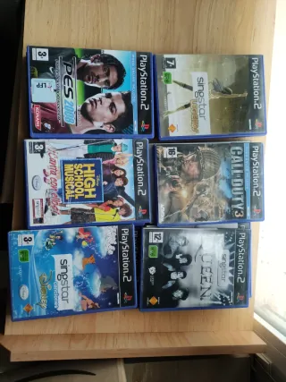 Lote 14 juegos PS2: WRC II, SingStar