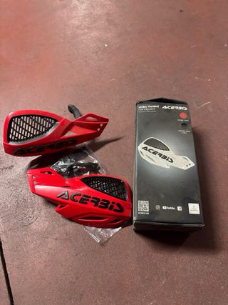 Cubre Manos Moto Acerbis Rojo