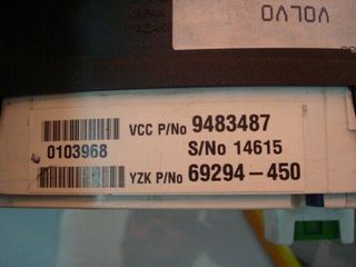 Cuadro de instrumentos Volvo 9483487 0103968 14615 69294-450