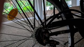 Bicicleta de paseo negra elops 300