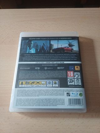 Juego PS3 Grand Theft Auto V