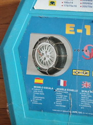 Cadenas para nieve E-150