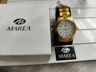Reloj Marea grande Dorado y Blanco