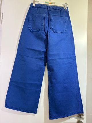 Pantalones vaqueros anchos tiro alto