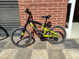 Bicicleta BMX 20 Negra y Verde