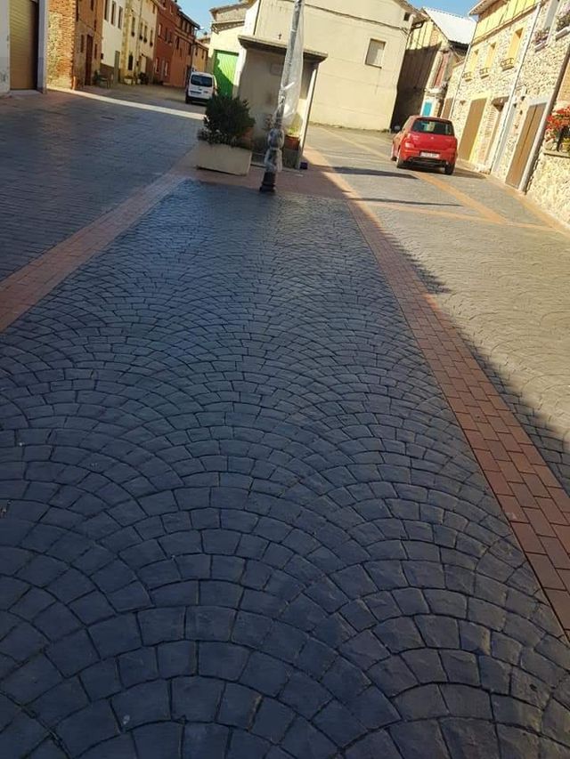 Pavimento hormigón impreso