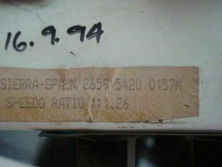 Cuadro de instrumentos TATA 2659 5420 0157 N 265954200157N