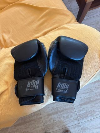 Guantes de Boxeo Ringhorns Negros
