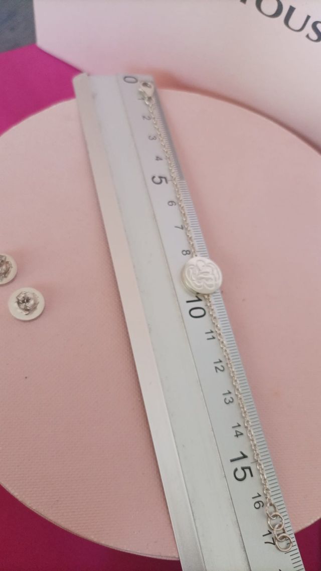 Conjunto Tous Plata Pulsera y Pendientes Rubrit