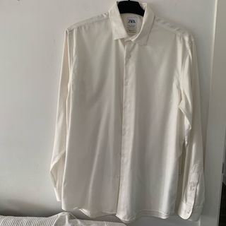 Camisa Zara Hombre Talla L Blanca