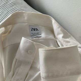 Camisa Zara Hombre Talla L Blanca
