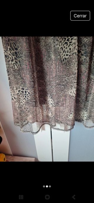 Falda gasa estampada talla L/XL