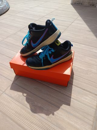 Nike vintage Retro Zapatillas Negras y Azules