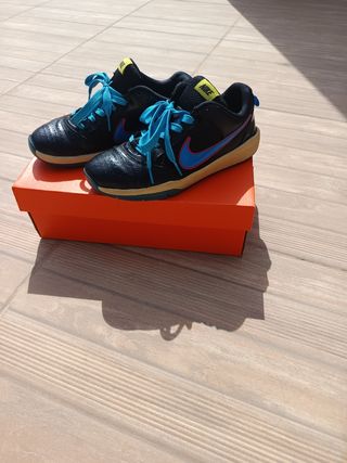 Nike vintage Retro Zapatillas Negras y Azules