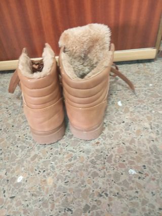 Botines de invierno beige/marrón