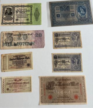 Lote Billetes Alemanes Antiguos
