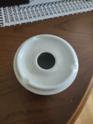 NUEVO Cenicero de cerámica con flores