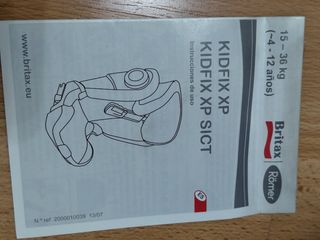 Silla coche Römer Kidfix XP Isofix