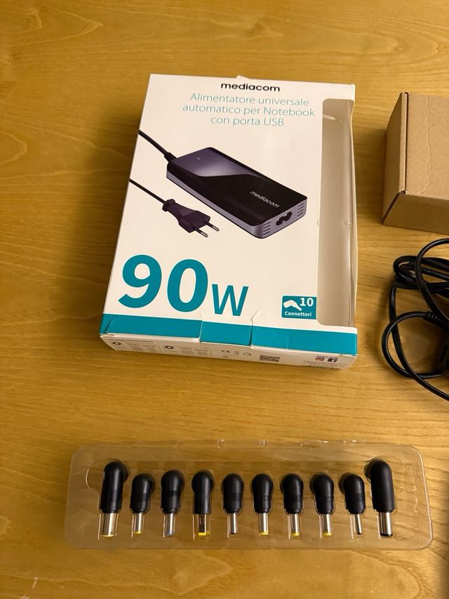 Alimentatore Universale Mediacom 90W USB Notebook