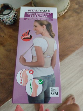 Faja Lumbar Vitalmaxx Talla S/M Beige