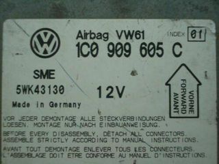 Airbag Centralita VW Seat Skoda 1C0909605C 1CO909605C INDEX 01 SIEMENS 5WK43130