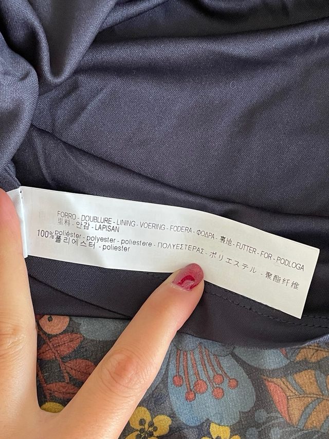 Abito Zara fantasia floreale