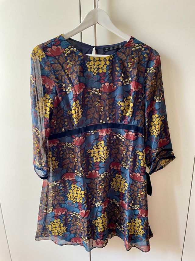 Abito Zara fantasia floreale