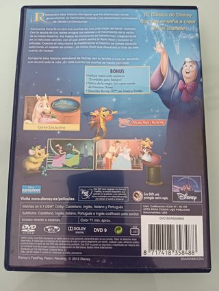 DVD La Cenicienta Edición Diamante Disney