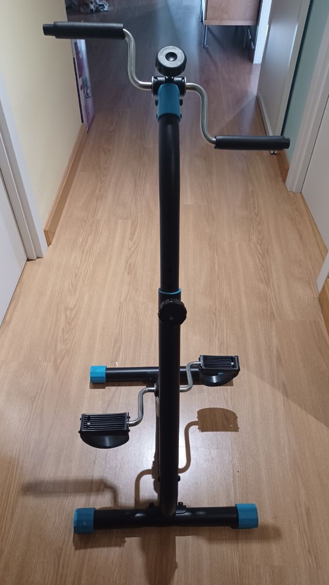 Bicicleta estática plegable acero inoxidable